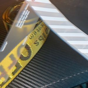 Old belt (yellow and black)